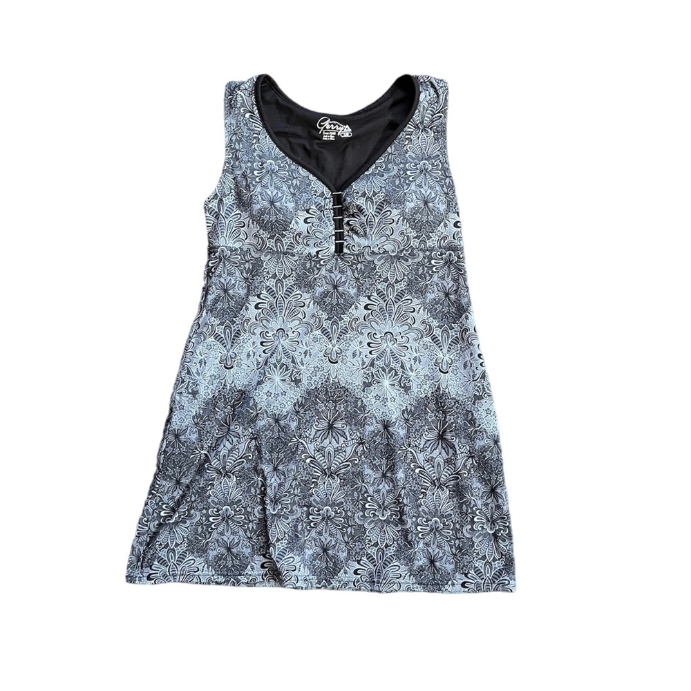 Gerry Weber Floral Slip On Sleeveless Sporty Aztec Print Casual Mini Dress EUC L